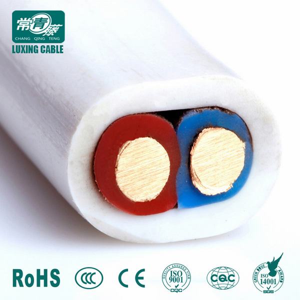 Flat Electrical Wire BVVB Copper Core PVC Jacket Flat Cord Electrical Cable Wire From China