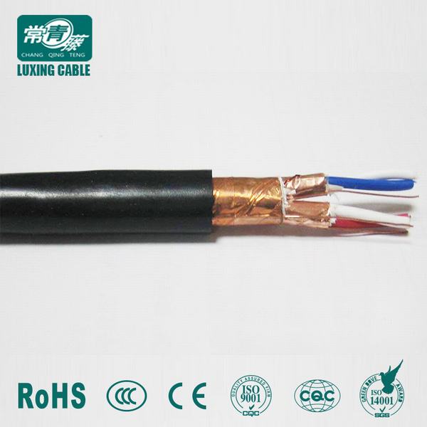 Chine 
                                 Isolation PVC souple de cuivre du fil de cuivre tresse de blindage du câble de commande 3*d'alimentation 1,5 mm2                              fabrication et fournisseur