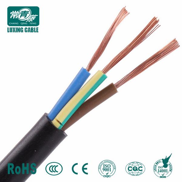 Китай 
                                 H05VV-F ПВХ 3 Core 1,5 мм2 4 мм 4 Core 6 мм гибкий кабель                              производитель и поставщик