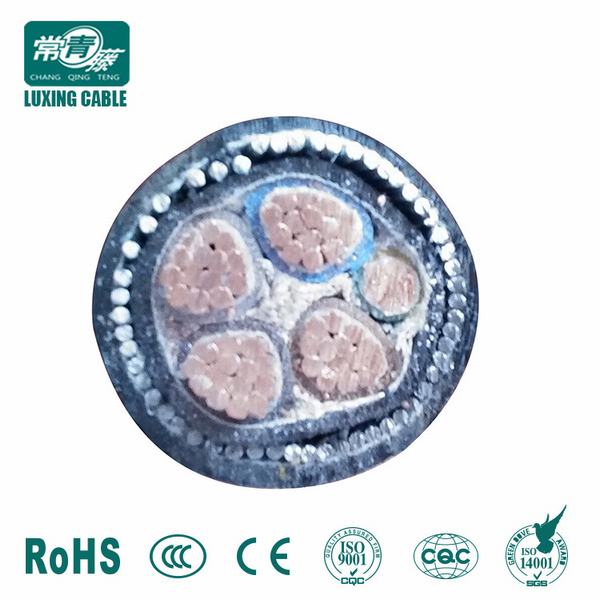 China 
                                 Kupferner Kern XLPE Iec-60502 3*185sq mm isolierte galvanisiertes Stahldraht-gepanzertes Niederspannungs-Kabel                              Herstellung und Lieferant