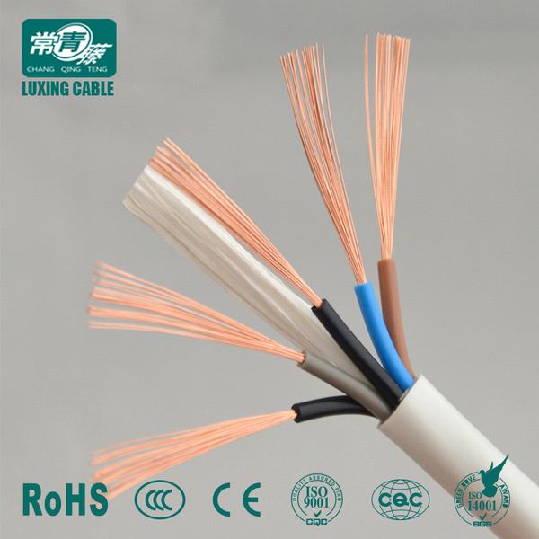 China 
                                 Aislamiento de PVC flexible de cobre trenzado eléctrico de la casa de 5 núcleos Cable                              fabricante y proveedor