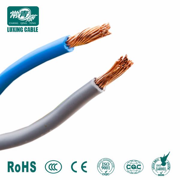 Китай 
                                 Сплошной медный проводник гибкого провода с ПВХ изоляцией ПВХ оболочки кабеля                              производитель и поставщик