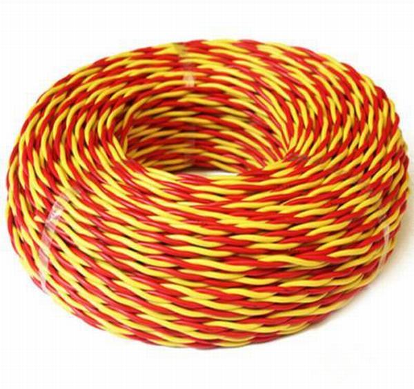 China 
                        Twin Twisted Cable PVC Insulated Rvs 2*1.5mm2 Electrical Wire Roll
                      manufacture and supplier