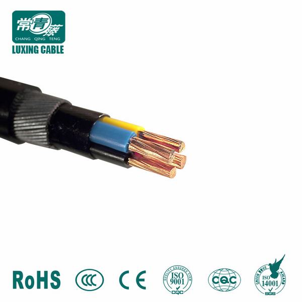 
                                 Cable de alimentación de blindados de metro Cu XLPE SWA PVC de 120 mm de tamaño de 240mm Cable blindado de 4 núcleos XLPE                            