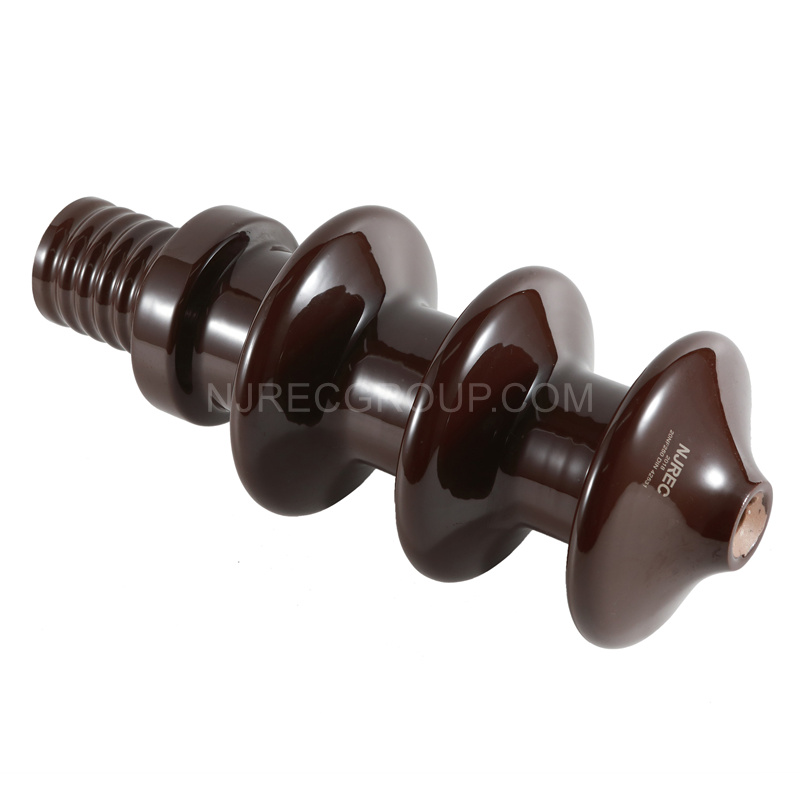 China 
                10kv 4500A DIN 42533 porcelain bushing insulator
              manufacture and supplier