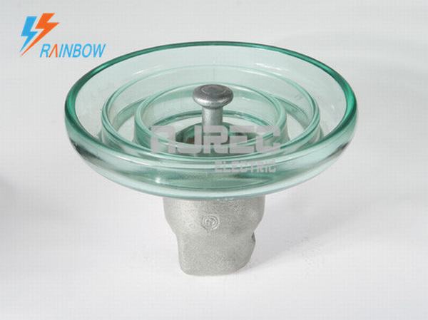 160kN 210kN Glass Insulator with Zinc Sleeve