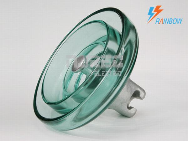 210kN Zinc Sleeve Toughened Glass Insulator for 500kV