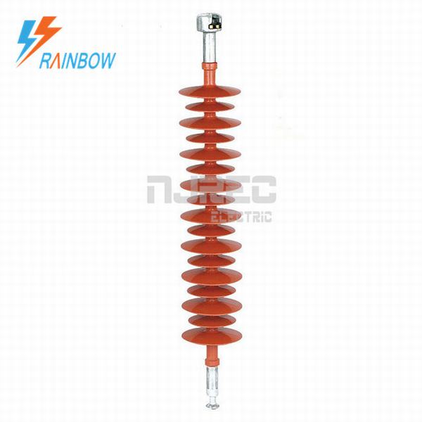 66kV Long Rod Suspension Silicone Insulator from ISO9001 and ISO14001 Manufacturer