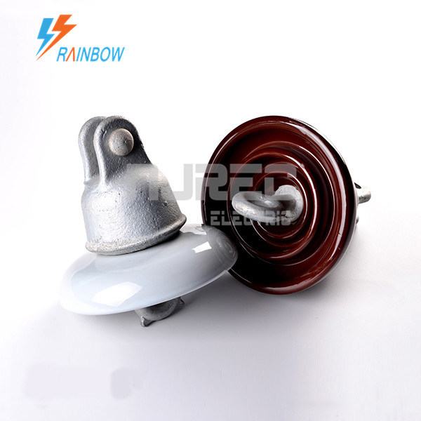 ANSI 52-1 52-2 52-3 52-4 Porcelain Disc Suspension Ceramic Insulator for Transmission