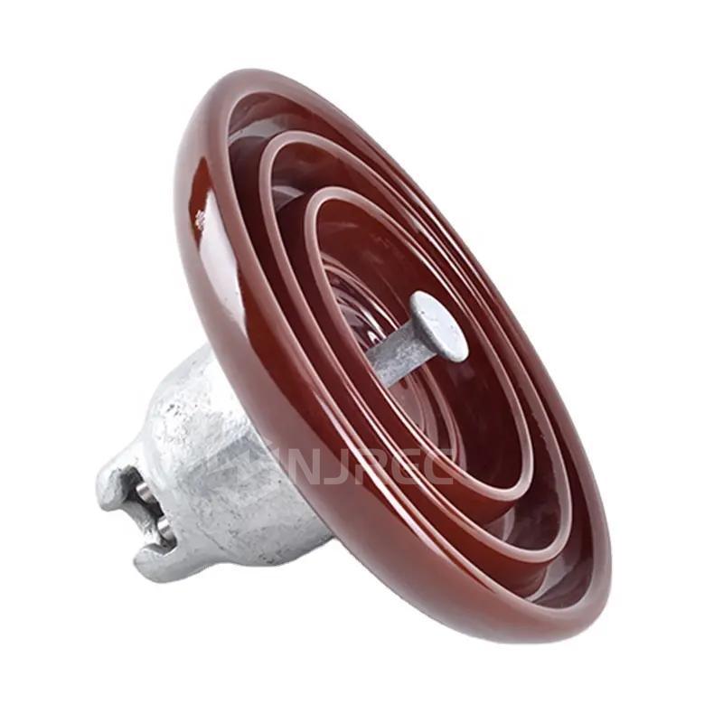ANSI 52-1 Porcelain Ceramic Disc Type Suspension Insulator For Transmission