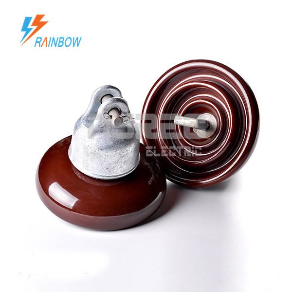 Chine 
                                 La norme ANSI 52-4 disque isolant en céramique de suspension en porcelaine pour ligne de transmission                              fabrication et fournisseur