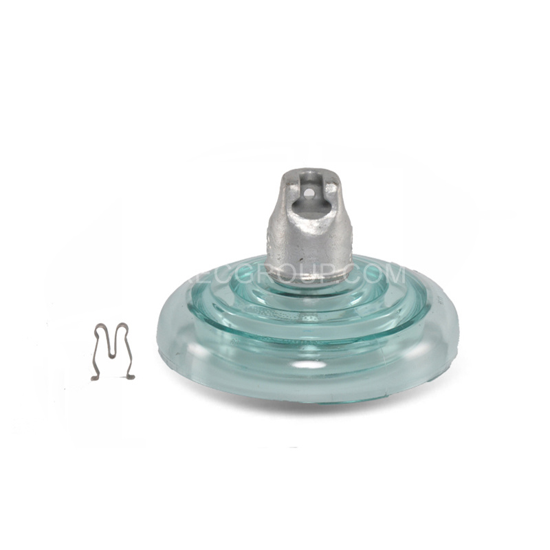 ANSI 52-5 120kN Standard Type Toughened Glass Insulator