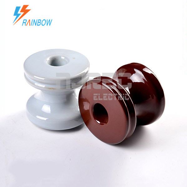 
                                 53-3 ANSI de cerámica de porcelana aisladores de carrete eléctrico                            