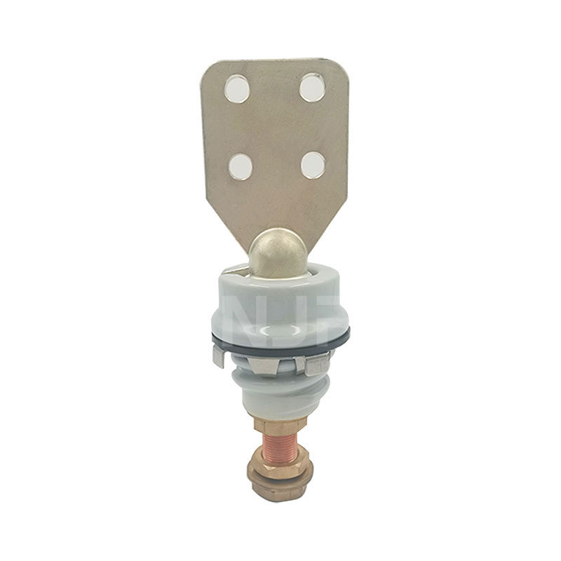 ANSI Standard 1.2KV Eyebolt Flat Type Porcelain Transformer Bushing Insulator