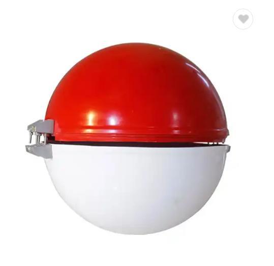 China 
                Aircraft Warning Ball spheres For Overhead Wire transmission lines Warning Mark Ball overhead wire markers
              manufacture and supplier