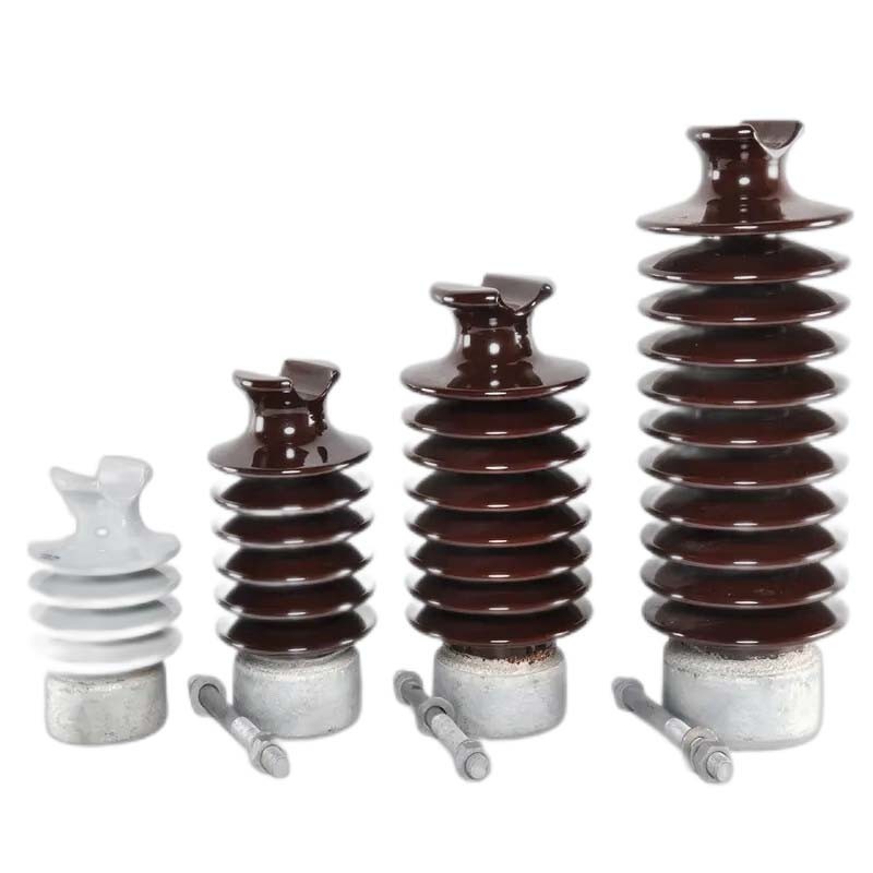 China Manufacture High Quality High Voltage Line Post Porcelain Insulator ANSI 57-5