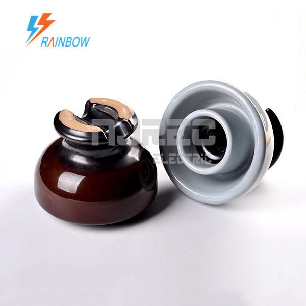 Distribution Ceramic ANSI Porcelain LV Pin Type Insulator