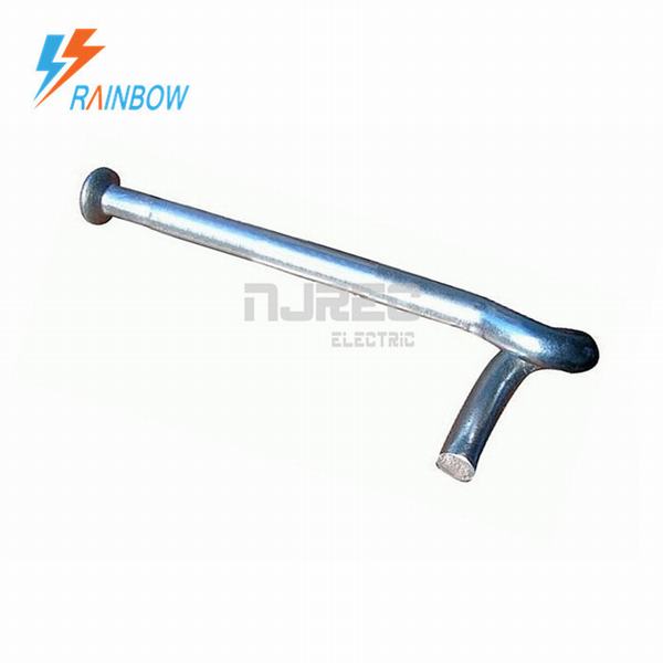 Galvanized Ball End Pigtail Hook for Pole Line