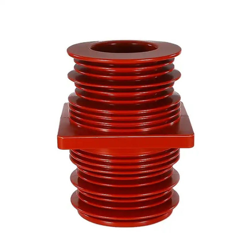 High Voltage Epoxy Resin Cable Rubber Insulator Plug In Through Wall Bushing