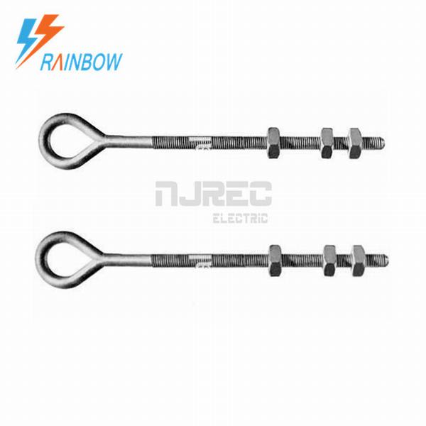 China 
                        Pole Line Hardware Galvanized Forged Steel Ball Eye Machine Bolt
                      manufacture and supplier