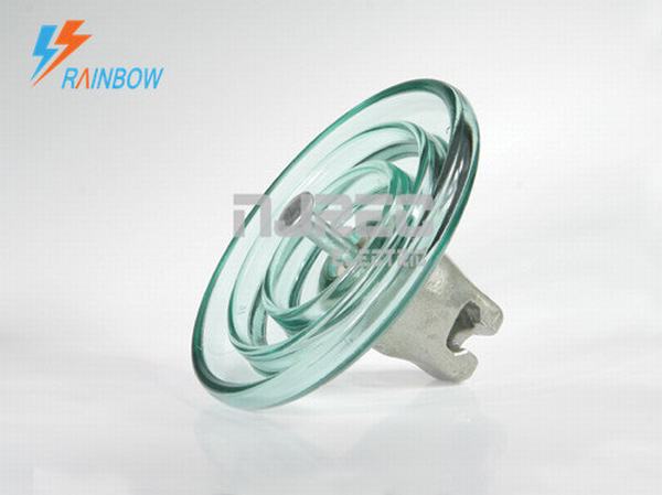 U100BL U100BS Suspension Glass insulator with Zinc Sleeve