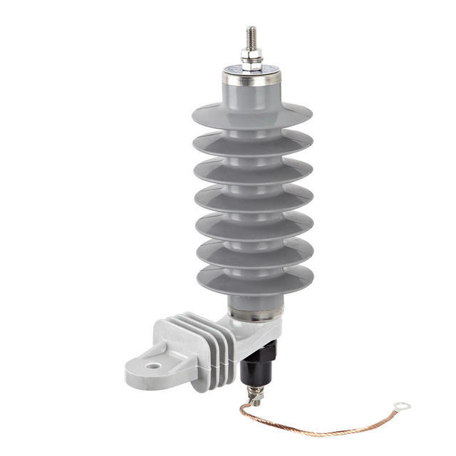 China 
                18kv Silicone Polymer Housing Composite Metal Oxide Lightning Arrester
              manufacture and supplier