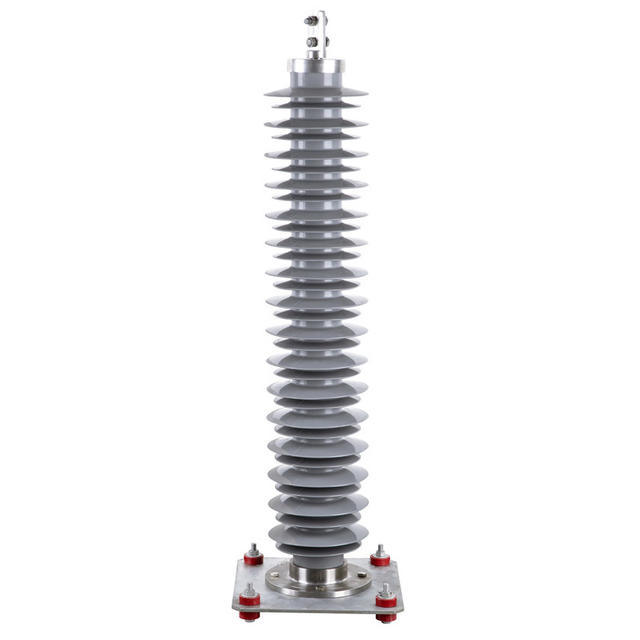 China 
                42kv Silicone Polymer Housing Composite Metal Oxide Lightning Arrester
              manufacture and supplier