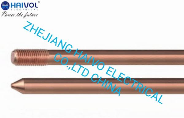 Copper Coated Steel Pointed Ground Rod for Earthing System