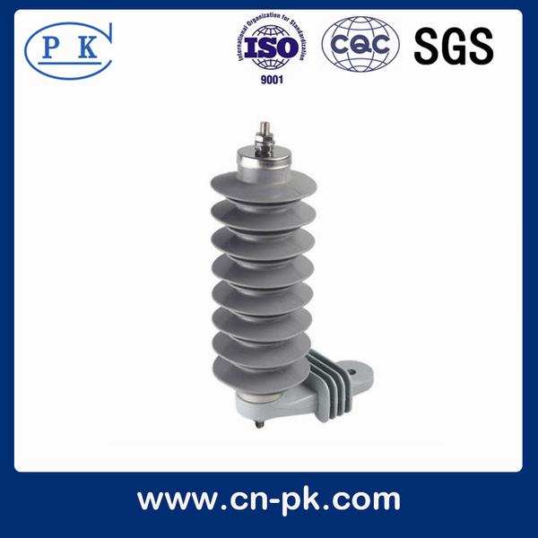 China 
                        10kv Polymer Silicone Rubber Housed Zinc Metal Oxide Lightning Surge Arrester
                      manufacture and supplier