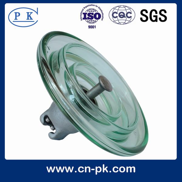 120kn Toughened Disc Suspension Glass Insulator