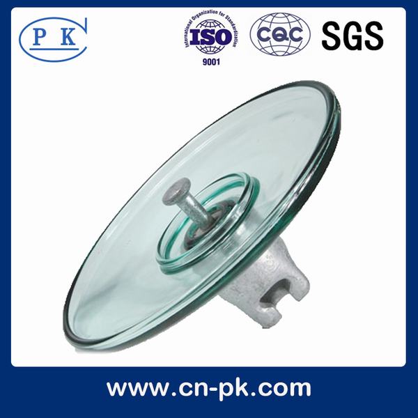 160kn Toughened Glass Disc Suspension Insulator High Voltage
