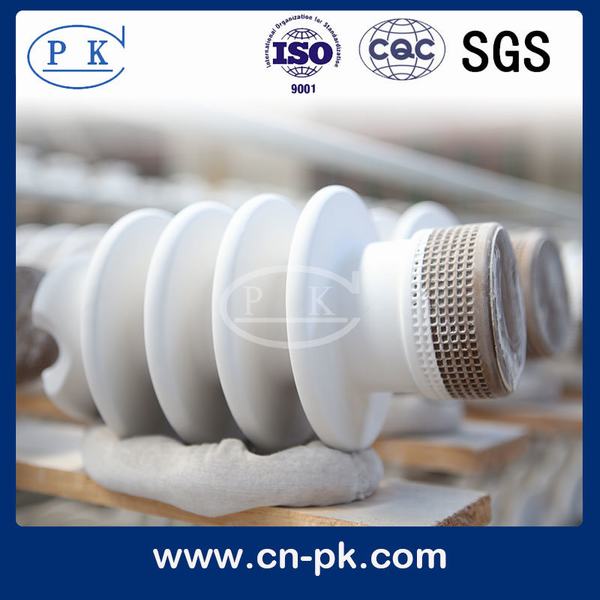 ANSI 57 Series Porcelain / Ceramic Insulator for High Voltage Transmission Line