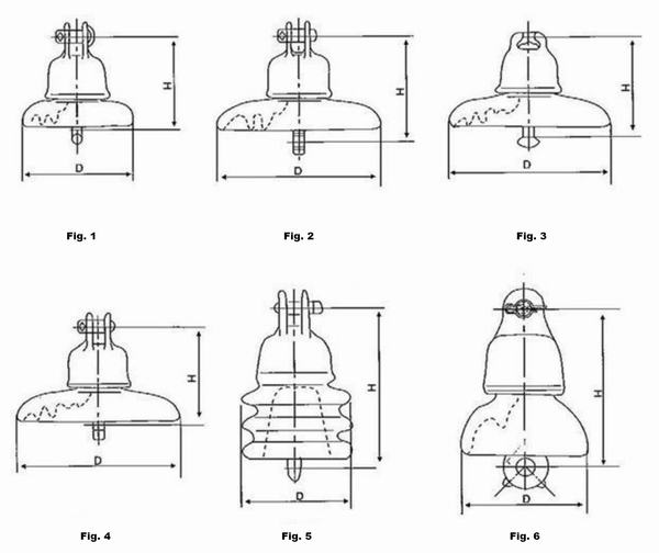 
                                 Hochspannungsporzellan/keramische Platten-Aufhebung-Isolierung für 52 Serie                            