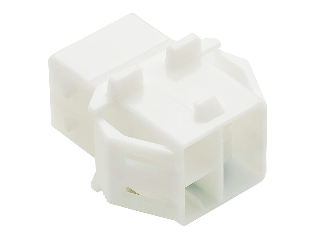 Hybrid Receptacle Molex Housing Connectors, with Mounting Ears, 4circuits