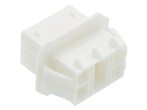Multi-Module 2-2-2 Hybrid Receptacle Molex Housing Connectors, with Mounting Ears, 6 Circuits