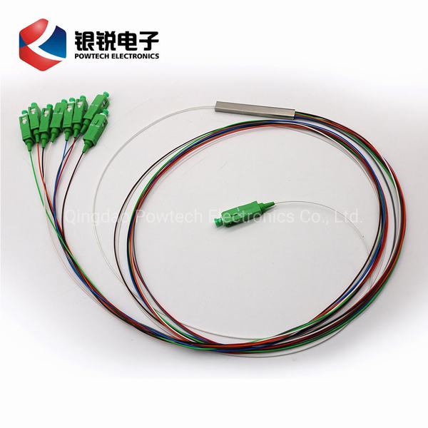 China 
                                 1 * 2 1 * 4 1 * 8 1 * 16 1 * 32 Stahlrohr Typ Optische PLC Splitter                              Herstellung und Lieferant