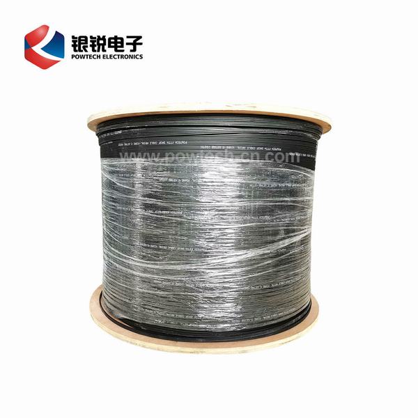 China 
                        1, 2, 4 Cores Singlemode G657A G652D FRP Fiber Optic Flat FTTH Drop Cable
                      manufacture and supplier