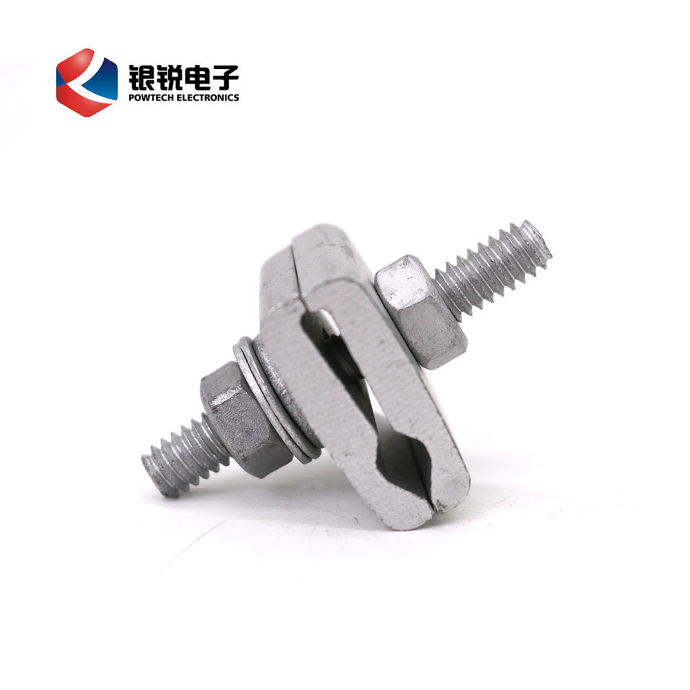 China 
                1/4" to 7/16" Messenger Strand Lashing Wire Clamp
              manufacture and supplier