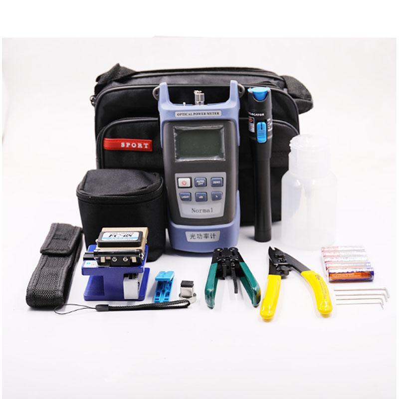 China 
                12PCS/Set Fiber Optic FTTH Cold Connection Tool Kit FC-6s Fiber Cleaver Optical Power Meter 5km Visual Fault Locator
              manufacture and supplier