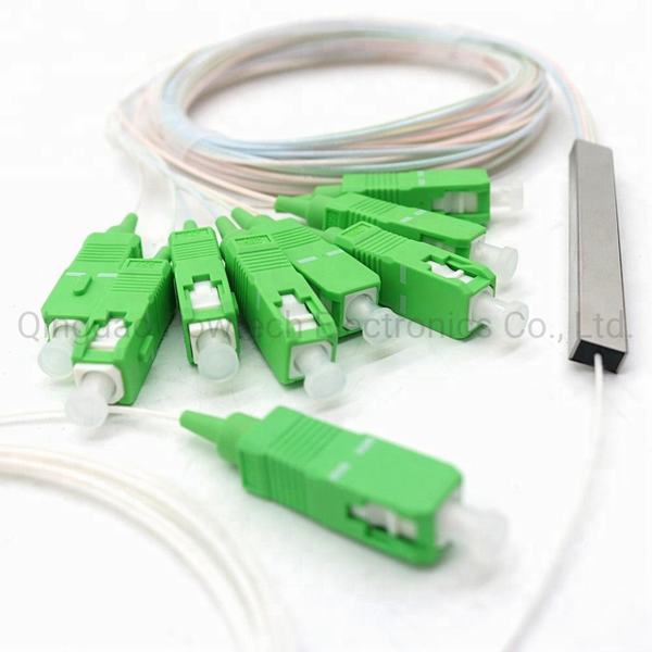 
                                 1 x 8 splitter PLC in fibra ottica SC/APC da 0,9 mm senza blocchi                            