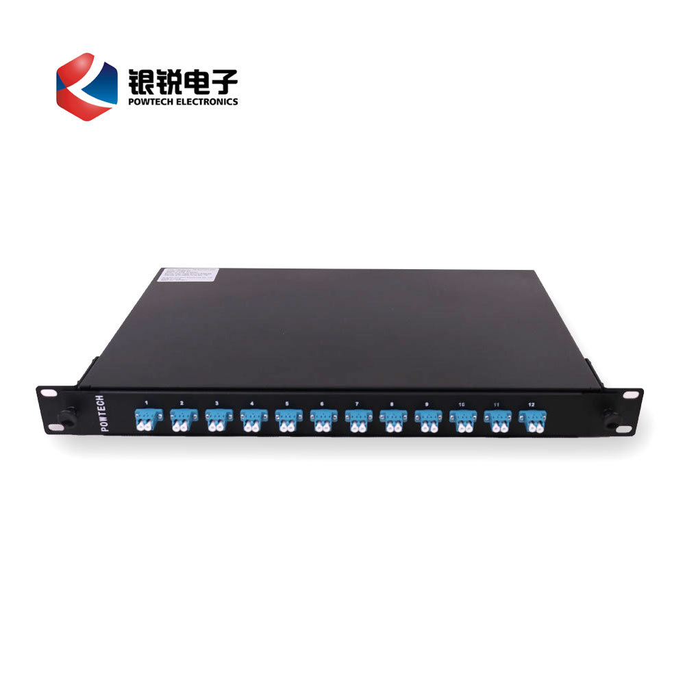 1u Rack Mount Fiber Splice Tray Box Optic Fiber Patch Panel