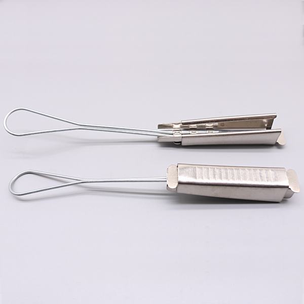 201 Stainless Steel Wedge Type FTTH Drop Wire Cable Clamp