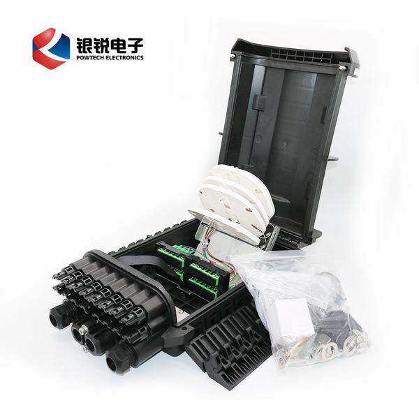 China 
                        48 Fibers FTTH Drop Cable Fiber Optic Splice Distribution Box
                      manufacture and supplier