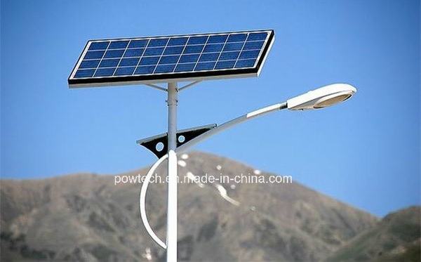 60W LED Solar Street Lights, Hot-Sold, Lighting Effect Equal to 250W High Pressure Sodium Lamp