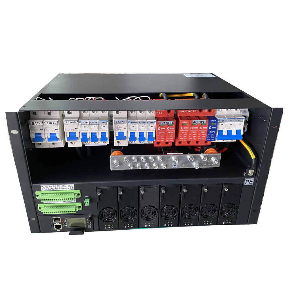 
                6U 48V Gleichrichtersystem 350A 21kw Schaltnetzbetrieb Versorgung für Telekommunikation
            