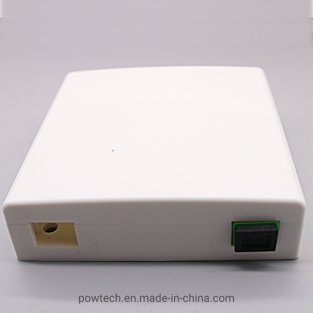 China 
                86 de fibra óptica FTTH Escritorio Caja de bornes Caja cara Patch Panel con adaptador de espiral
              fabricante y proveedor