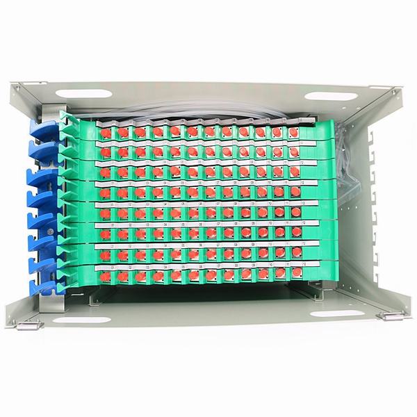 
                                 96 puertos de fibra óptica Patch Panel Caja de distribución de la FOD                            