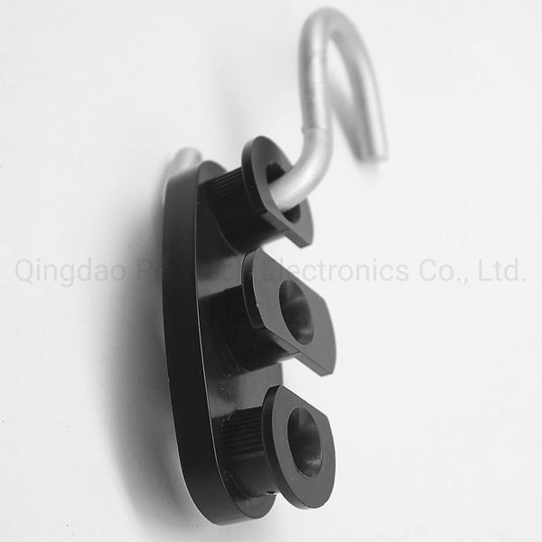 Chine 
                                 Corps en plastique ABS de type S Crochet en acier galvanisé FTTH le collier à tension de câble                              fabrication et fournisseur