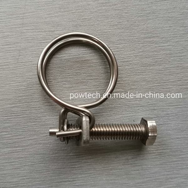 China 
                        Adjustable Hose Pipe Clamps with Screws Bolts Locking
                      manufacture and supplier