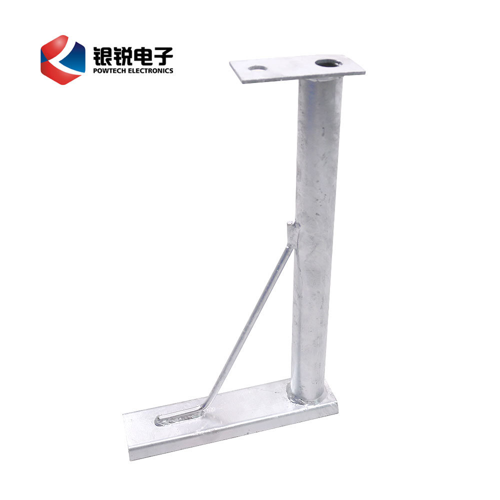 Cable Assembly Galvanized Steel Pole Anchor Bracket Extension Arm for Post Support and Fixing